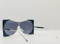 Image 3 of Black and Gold Cube Sunglasses