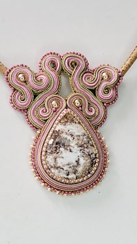 Image 6 of Collier brodé soutache CAMELIA