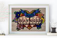 Image 1 of Mum stay gold needlepoint kit 