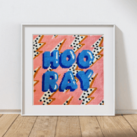 Image 2 of Hooray needlepoint kit 