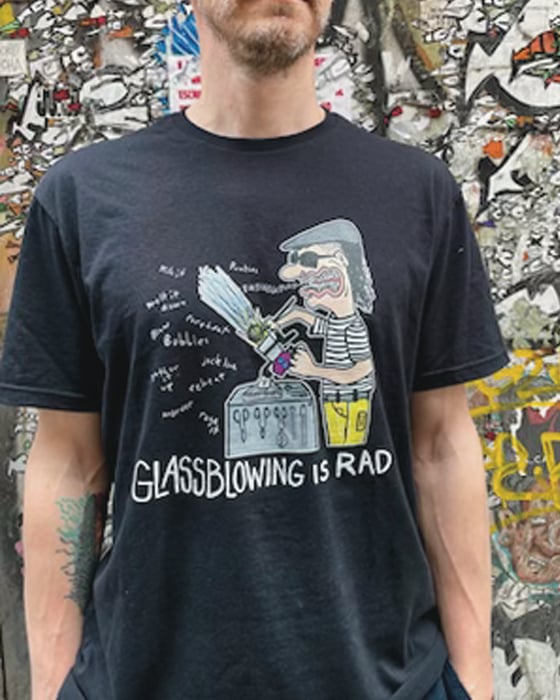 Image of "Glassblowing Is Rad" T-Shirt