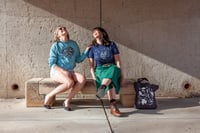 Image 5 of Blue lagoon floral bison sweatshirt