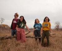 Image 3 of Mustard Floral Bison T-shirt