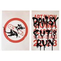 Banksy CUT & RUN poster set