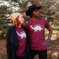 Image 7 of Nebraska Brontosaurus T-shirt