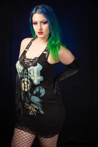 Image 4 of Large-XL Ghost Lace Up Dress