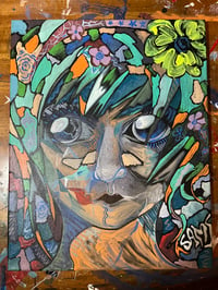 Image 1 of Girl w/ Flowers in Her Hair