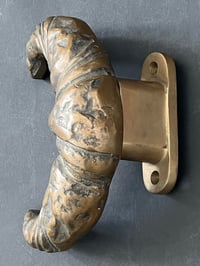 Image 4 of Bronze "Croissant" Door Handle