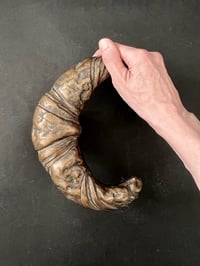 Image 1 of Bronze "Croissant" Door Handle