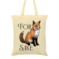 Image 1 of For Fox Sake Tote Bag - Nature's Delights Collection