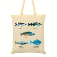 Image 1 of A  Shoal Of Fish Tote Bag - Nature's Delights Collection