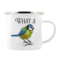 Image 2 of What A Tit Enamel Mug - Nature's Delights Collection