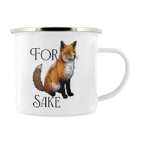 Image 2 of For Fox Sake Enamel Mug - Nature's Delights Collection