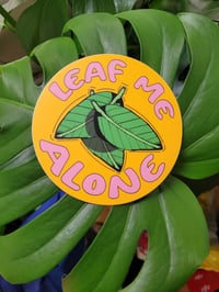 Image 2 of LEAF ME ALONE Sticker