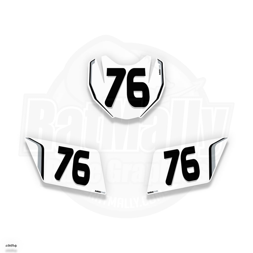 Image of Race Number Boards to fit Triumph 765RS Street Triple