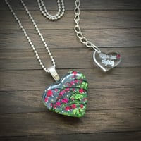 Image 2 of Dicentra Flower Heart Pendant