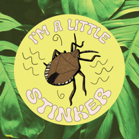 I'M A LITTLE STINKER Sticker