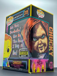 Image 2 of Black Light Chucky Custom Remarque 