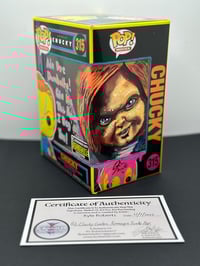 Image 4 of Black Light Chucky Custom Remarque 