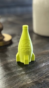 Image 2 of 3D Printed Fallout Nuke Cola Rocket Stress Toy 