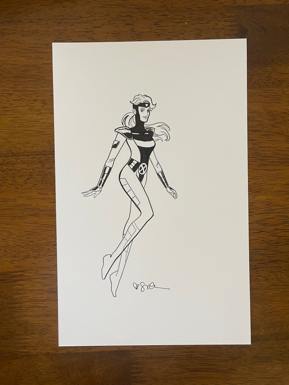 Image of X-Men 97 the REAL Jean Grey drawing + OG Sketch