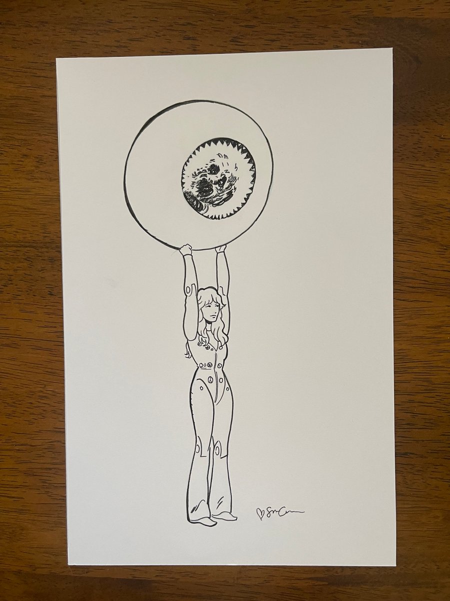 Image of Jenny Lewis JOY'ALL Ball Doll drawing 