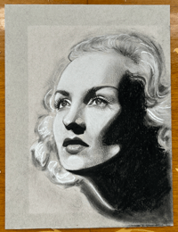 Carole Lombard Drawing