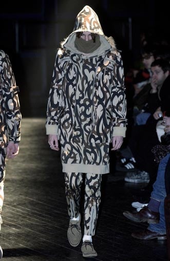 04 Number (N)ine Tribal Camo Long Hoodie - 3 | neverlandsupply