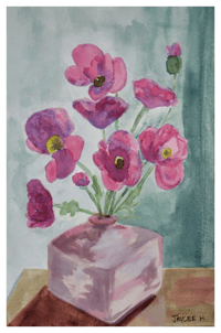 Poppies in Watercolor