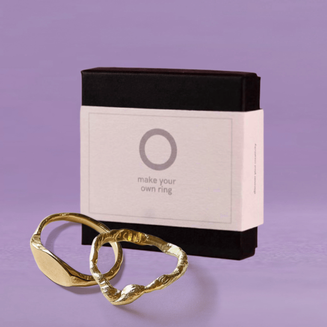 Make your own 14k wedding rings