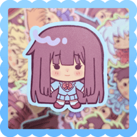 sawako ❄️ waterproof vinyl sticker