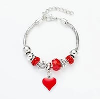 Image 1 of Pandora Heart Charm Bracelet 