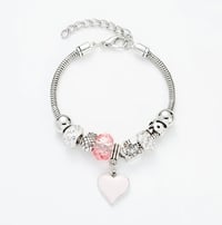 Image 2 of Pandora Heart Charm Bracelet 