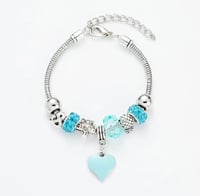 Image 4 of Pandora Heart Charm Bracelet 