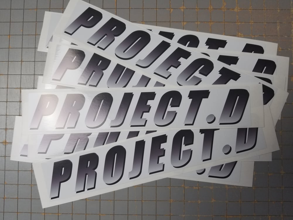 Initial D Club Stickers