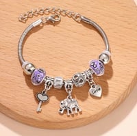 Image 3 of Elephant Charm Bracelet 