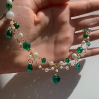 Image 2 of emerald enchantment necklace