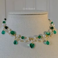 Image 1 of emerald enchantment necklace