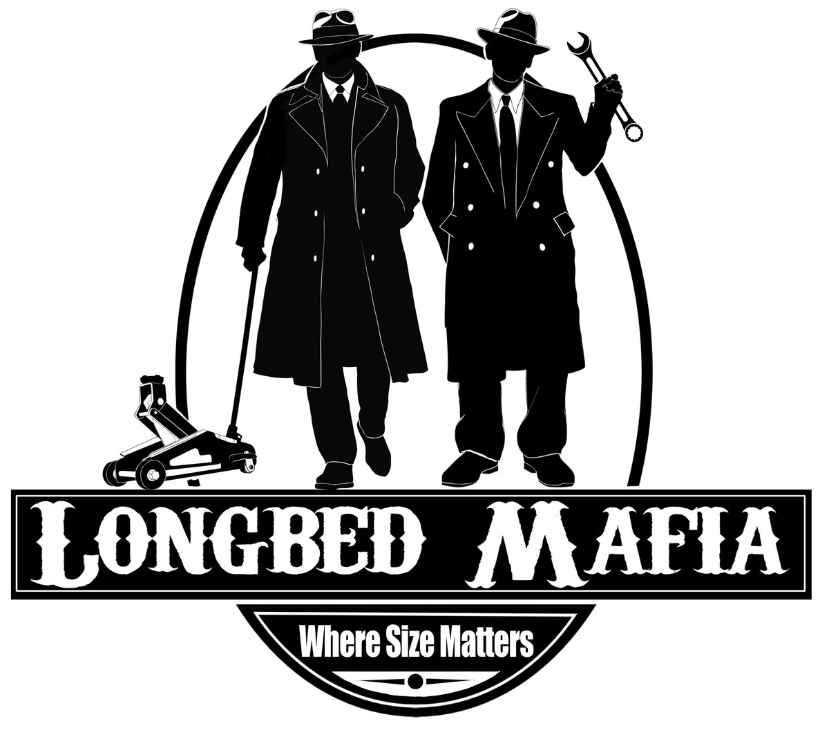 Image of Two MafiaMen Sticker