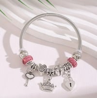 Image 1 of Pandora Charm Bangle Bracelet 