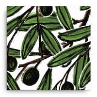 Image 1 of Olive Leaf Canvas Print
