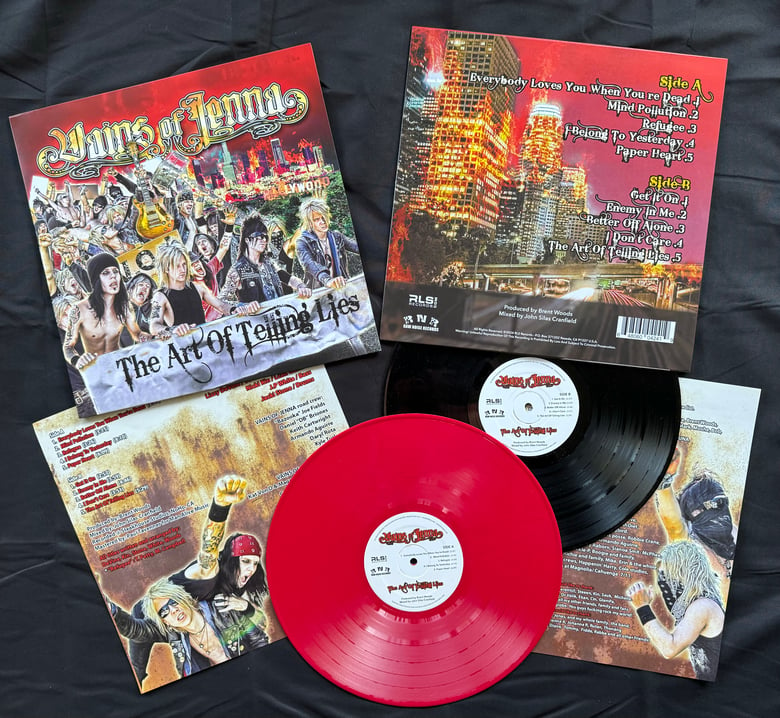 Image of Vains Of Jenna "The Art Of Telling Lies" Remastered 12" Vinyl L.P. (Black or Red)