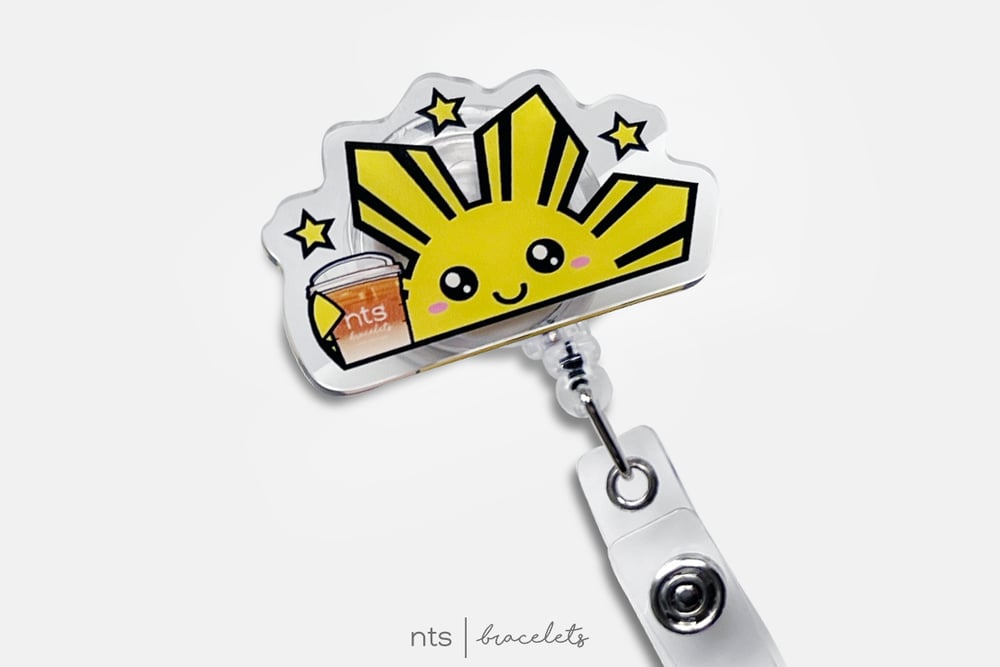 Image of LIMITED EDITION SUN WITH ICED COFFEE BADGE REEL