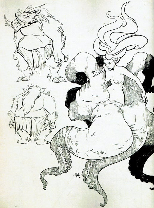 DAN HOWARD ART: ILLUSTRATIONS - SKETCHES