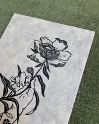 Image 2 of Bloom Linocut Print