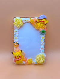 Image 2 of Pikachu and Friends Magnetic Decoden Photocard Frame