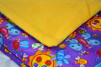 Sunshine Children's  Cotton Blanket, Handmade Toddler Blanket, Baby Blanket, Red Blanket