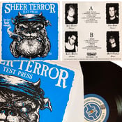Image of SHEER TERROR "Just Can't Hate Enough" Vinyl LP Test Press 