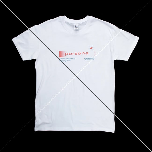 Marie Davidson & L'Œil Nu - EURO TOUR 2021 T-Shirt (WHITE)