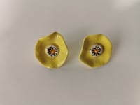 Image 1 of Pendientes Amapola Amarilla. 
